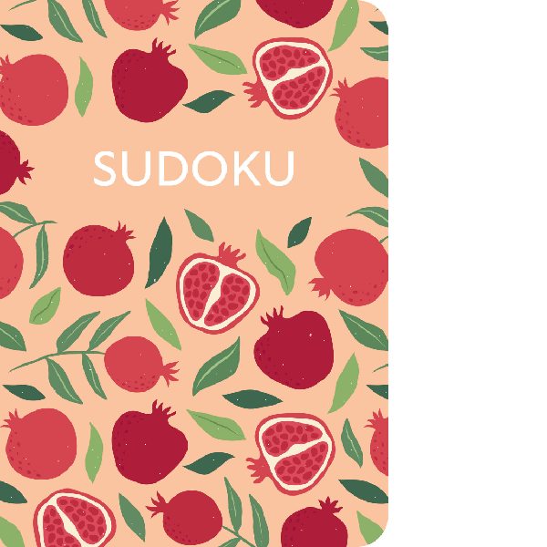 Sukoku Puzzle - Strawberry Cover Backorder Stock Available Late December