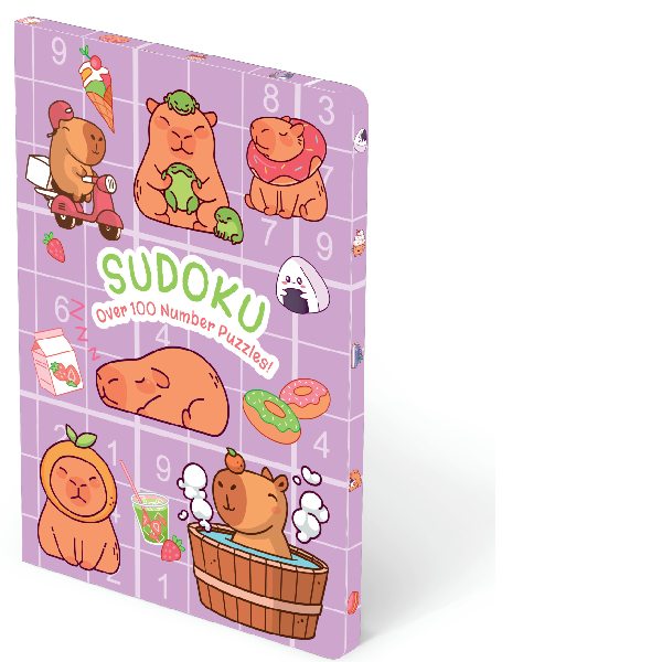 Boba Tea Sudoku Puzzle 128 page