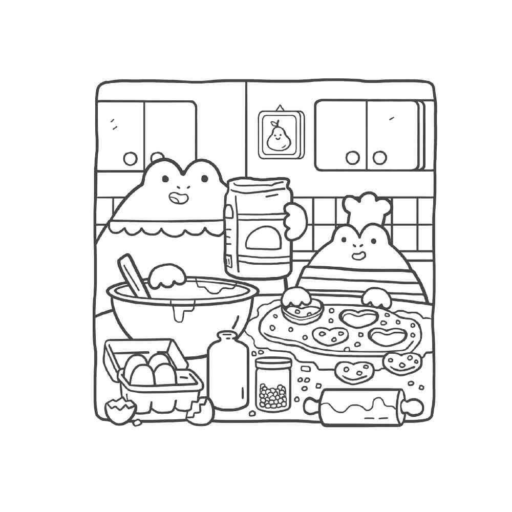 Cosy Food Colouring Corner