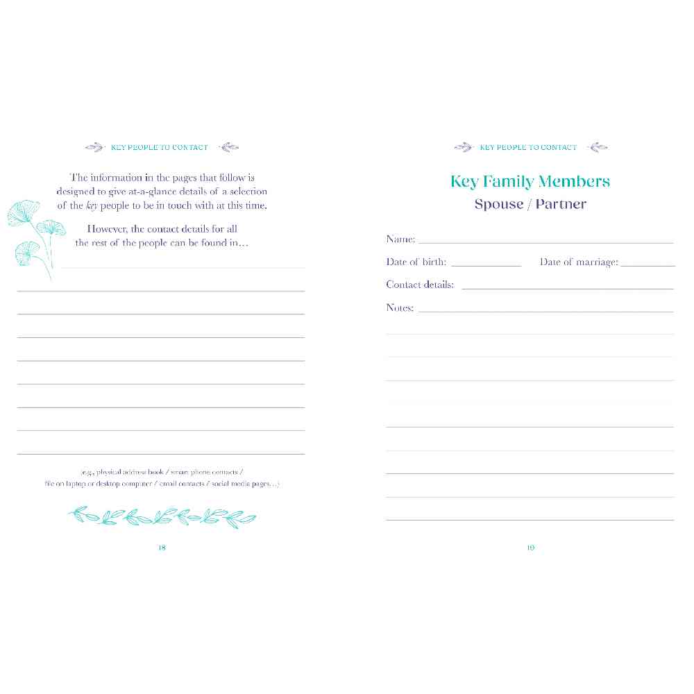 My Last Wishes - An End Of Life Planner