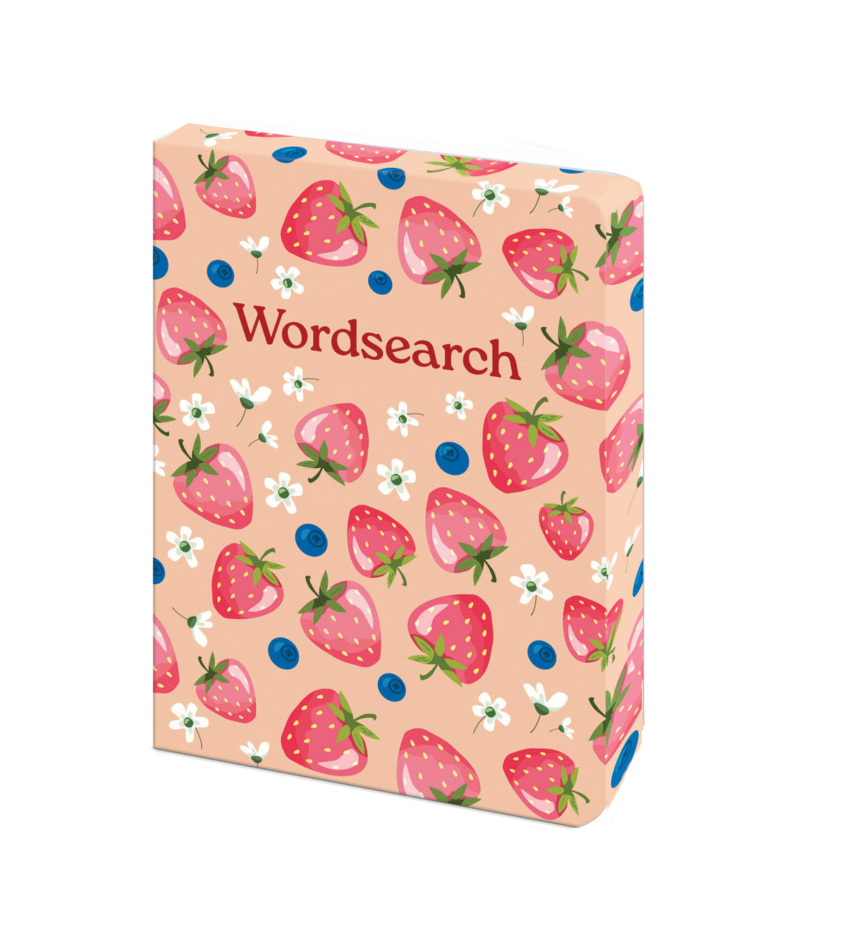 Wordsearch 208pg Printed Edge Puzzle Book - Strawberry