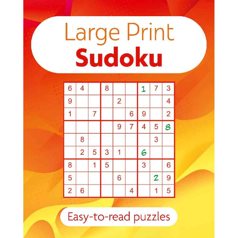 Large Print Puzzle Sudoku 96pg