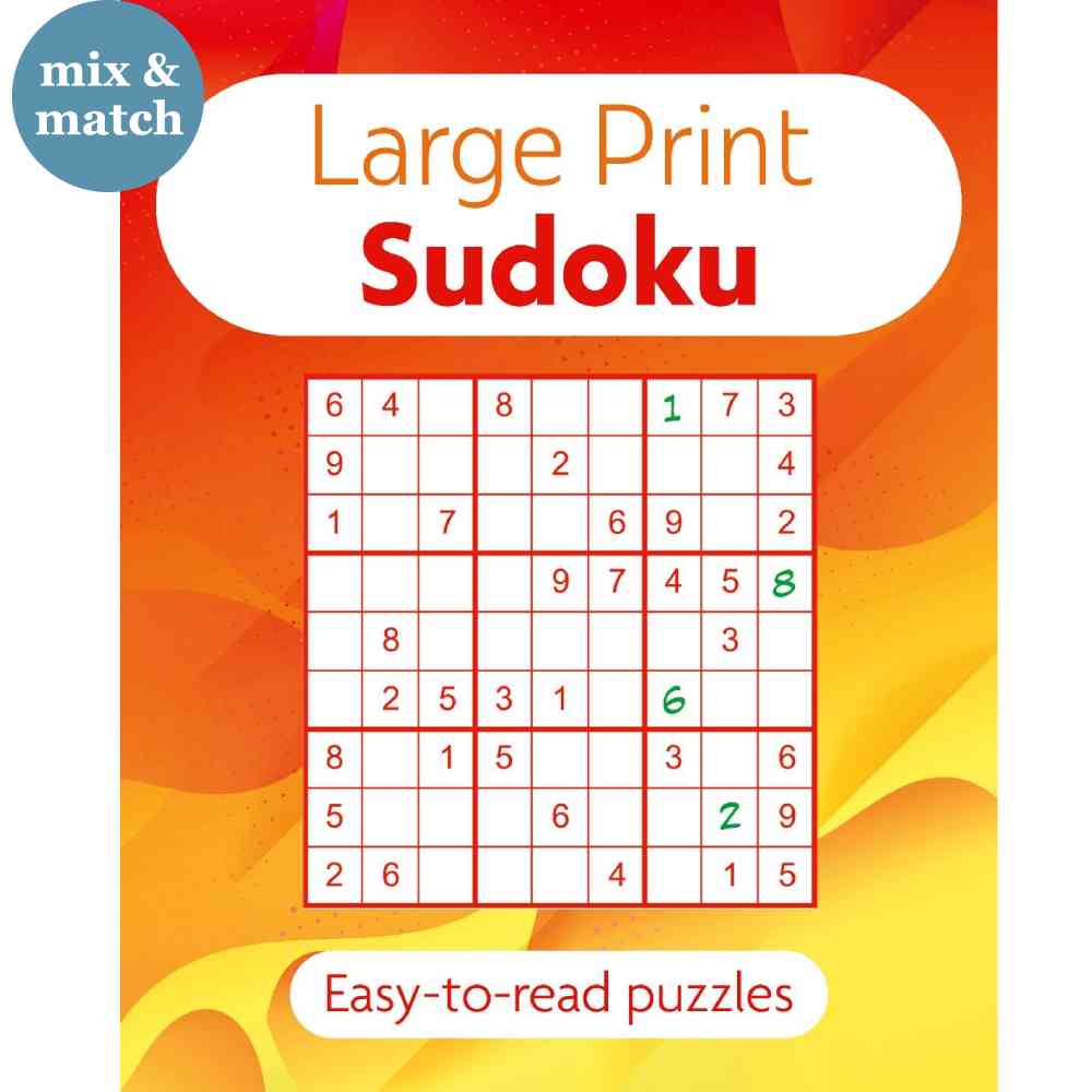 Large Print Puzzle Sudoku 96pg