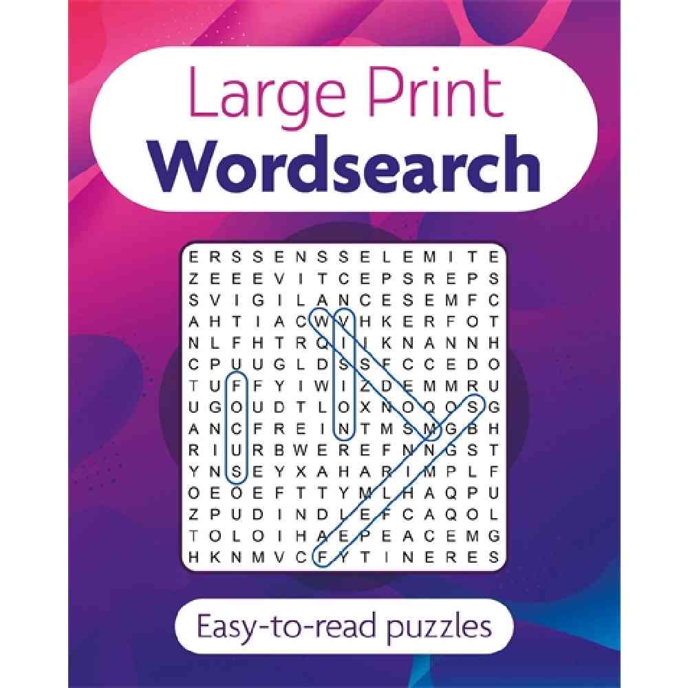 Large Print Puzzle Wordsearch 96pg