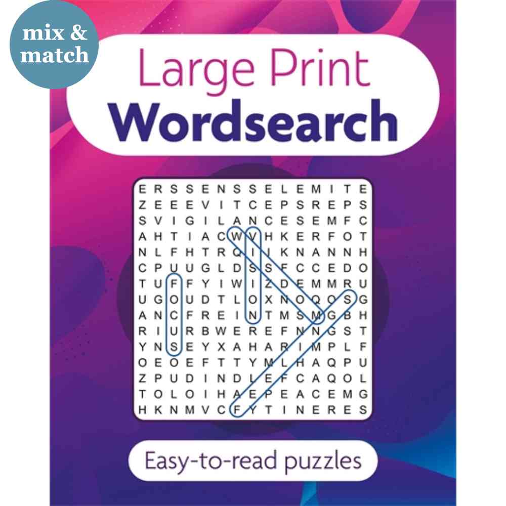 Large Print Puzzle Wordsearch 96pg