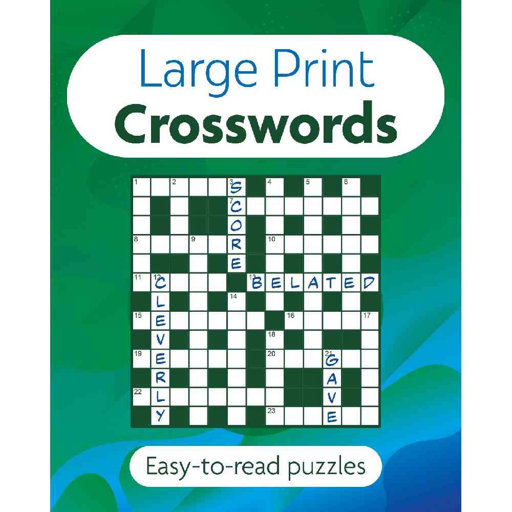 Large Print Puzzle Crosswords 96pg