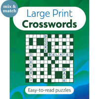 Large Print Puzzle Crosswords 96pg