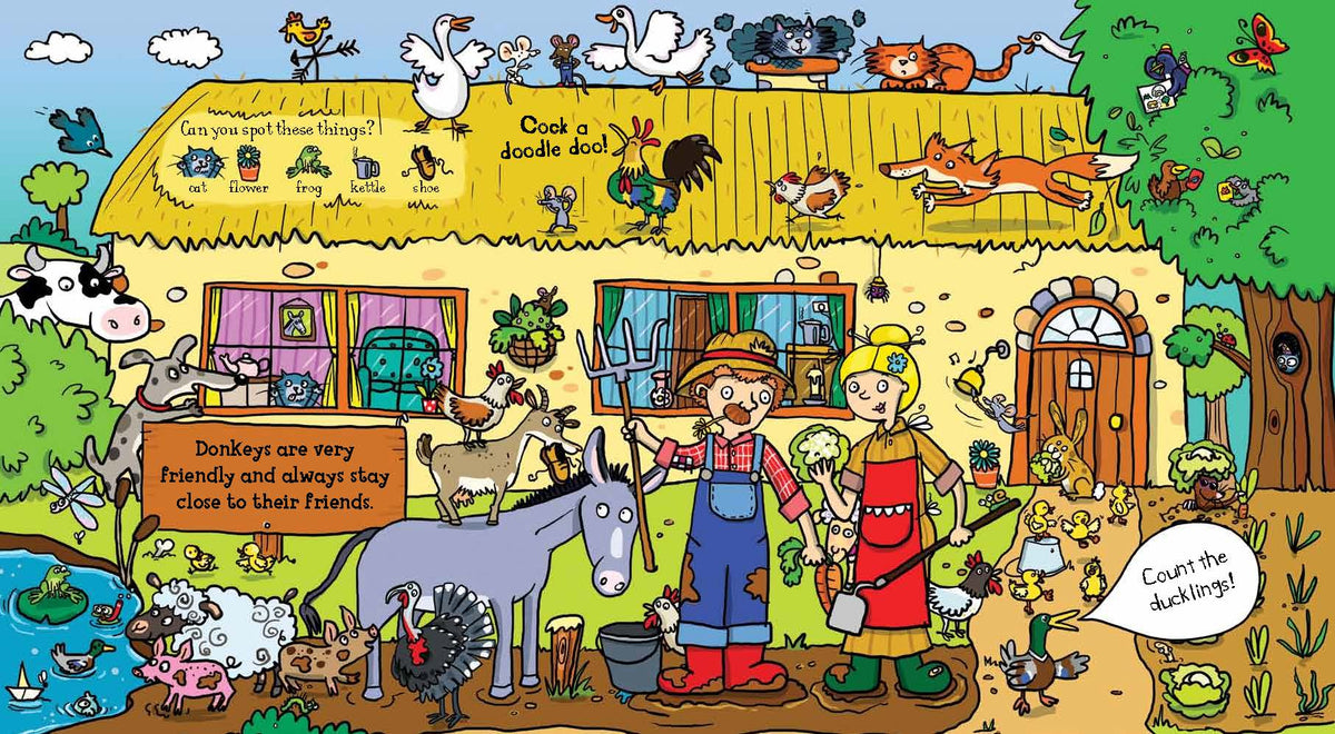 Spot the Lamb on the Farm