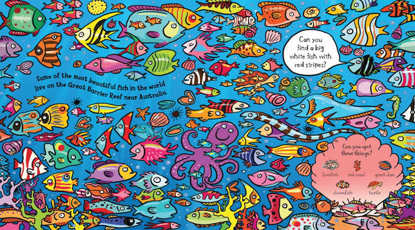 Spot the Shark in the Ocean
