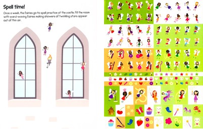 555 Sticker Fun Fairies
