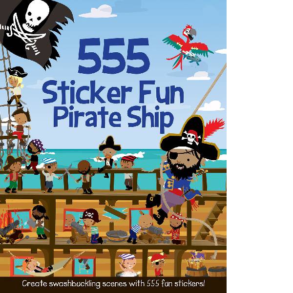 555 Sticker Fun Pirate Ship