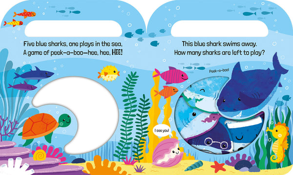 Five Blue Sharks Count & Carry Board Book