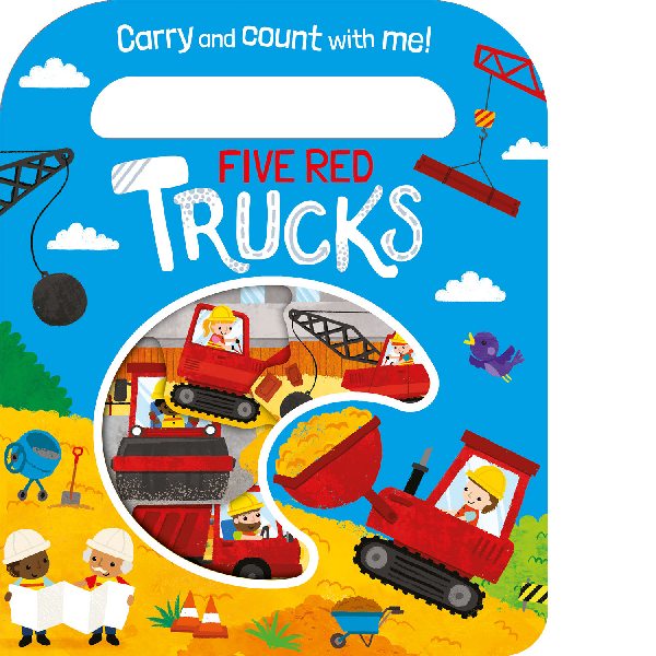 Five Red Trucks Count & Carry Board Book