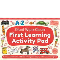 Help with Homework Giant Wipe Clean First Learning Activity Pad – First Steps