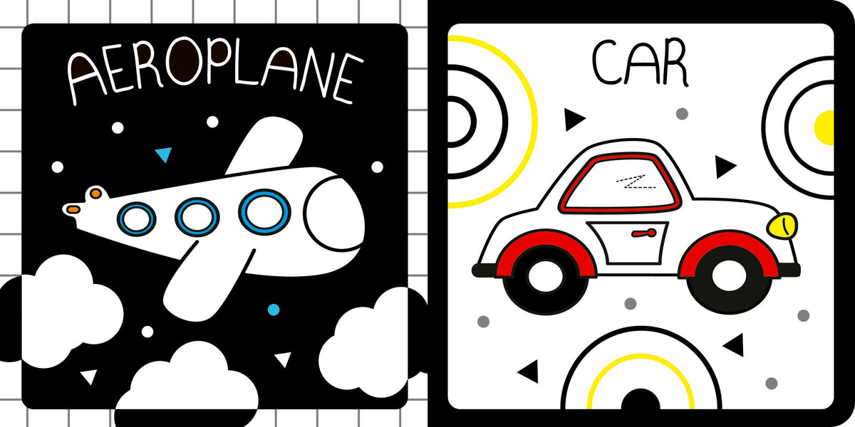 My First Vehicles Sensory Board