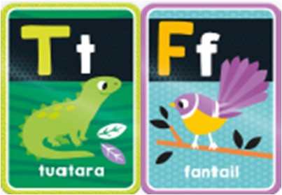 Kiwi A-Z Snap Card Game Set