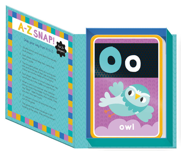 Kiwi A-Z Snap Card Game Set