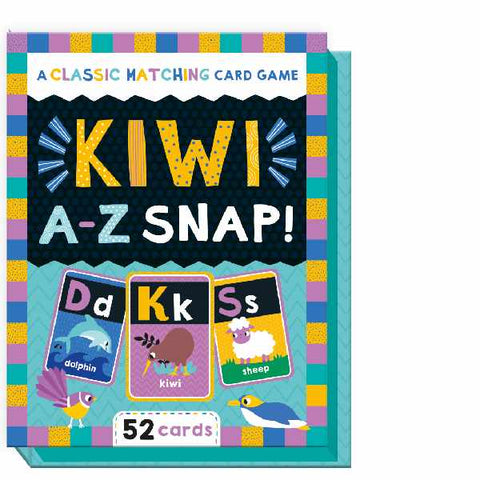 Kiwi A-Z Snap Card Game Set - Backorder Due late June