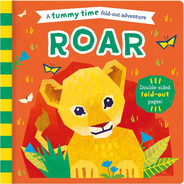 Roar A Tummy Time Fold Out Adventure