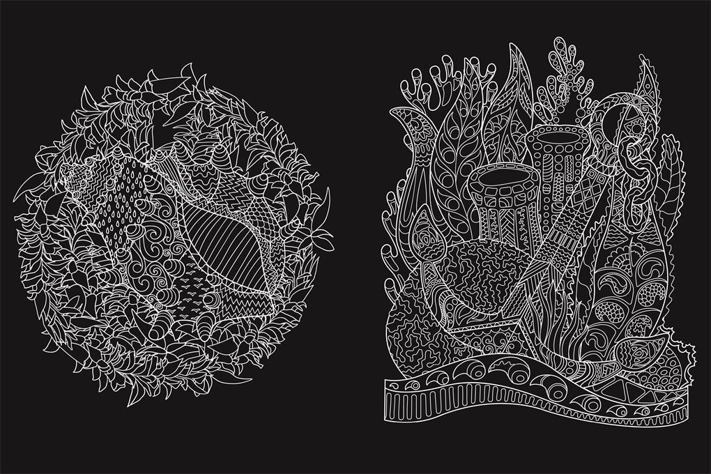 Midnight Colouring Underwater Worlds