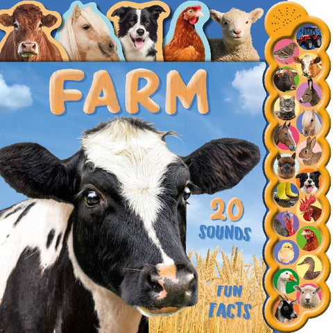 Farm 20 Tabbed Sound Book