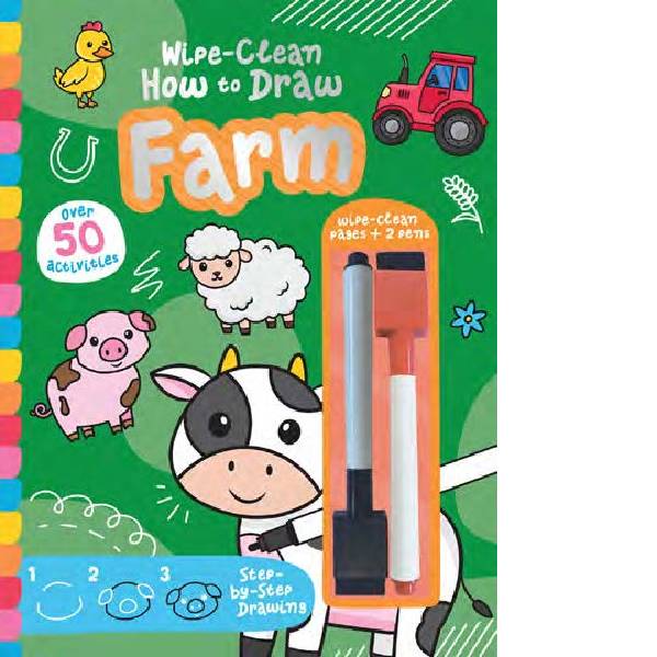 Wipe Clean How to Draw Farm