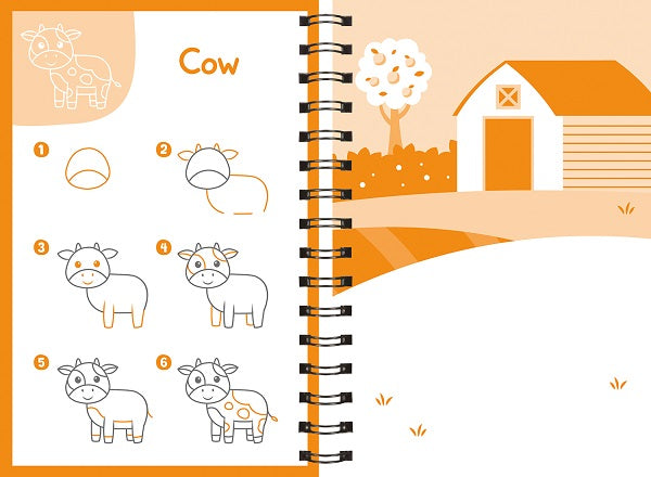 Wipe Clean How to Draw Farm