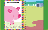 Farm Wipe Clean Sticker Funny Faces