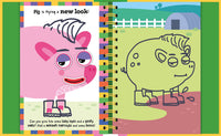 Farm Wipe Clean Sticker Funny Faces