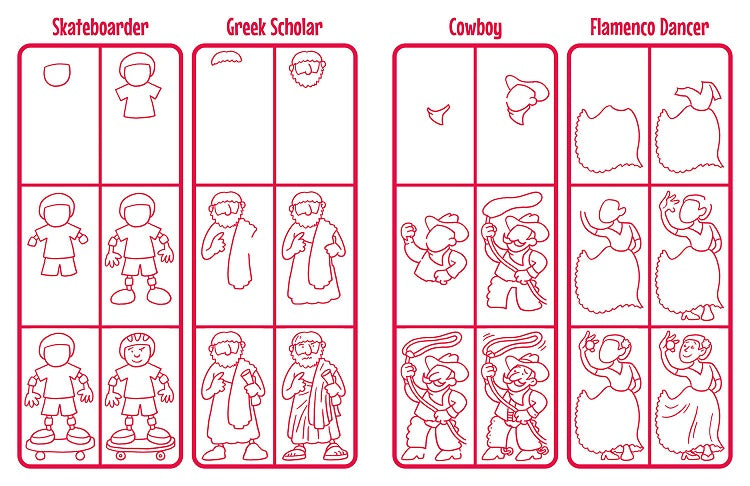 How to Draw 501 Cartoon Characters
