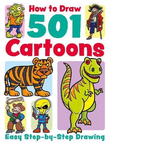 How to Draw 501 Cartoon Characters