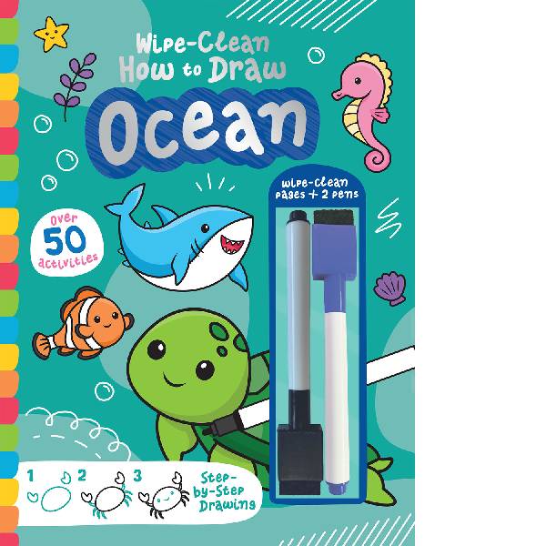 Wipe Clean How To Draw Ocean