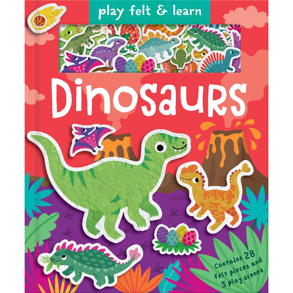 Play Felt And Learn Dinosaurs Activity Board