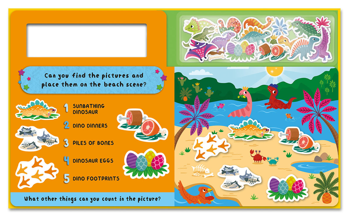 Play Felt And Learn Dinosaurs Activity Board
