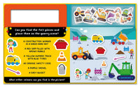 Play Felt And Learn Construction Site Activity Board