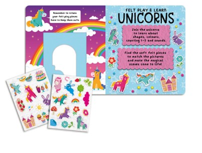 Play Felt And Learn Unicorns Activity Board