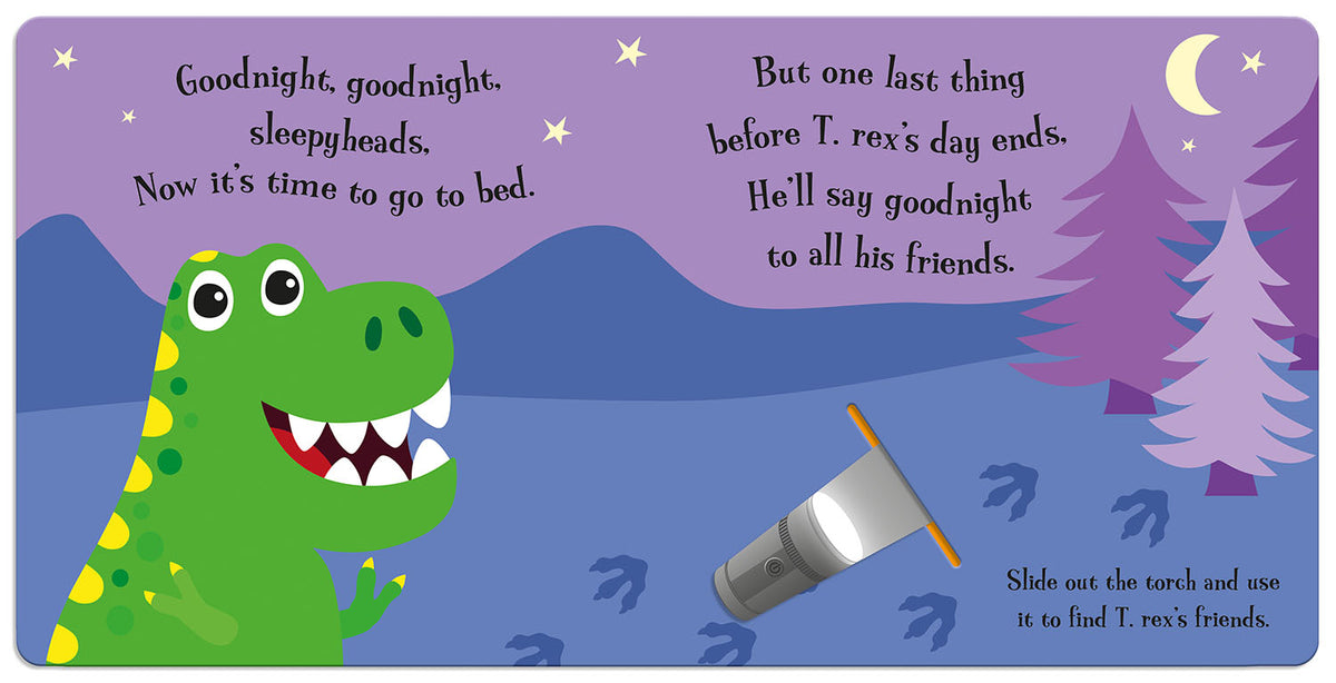Goodnight T.Rex Magic Torch Book