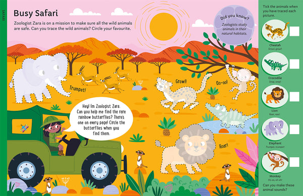 Animals Wipe Clean Activity Fun AVAILABLE 18TH MARCH