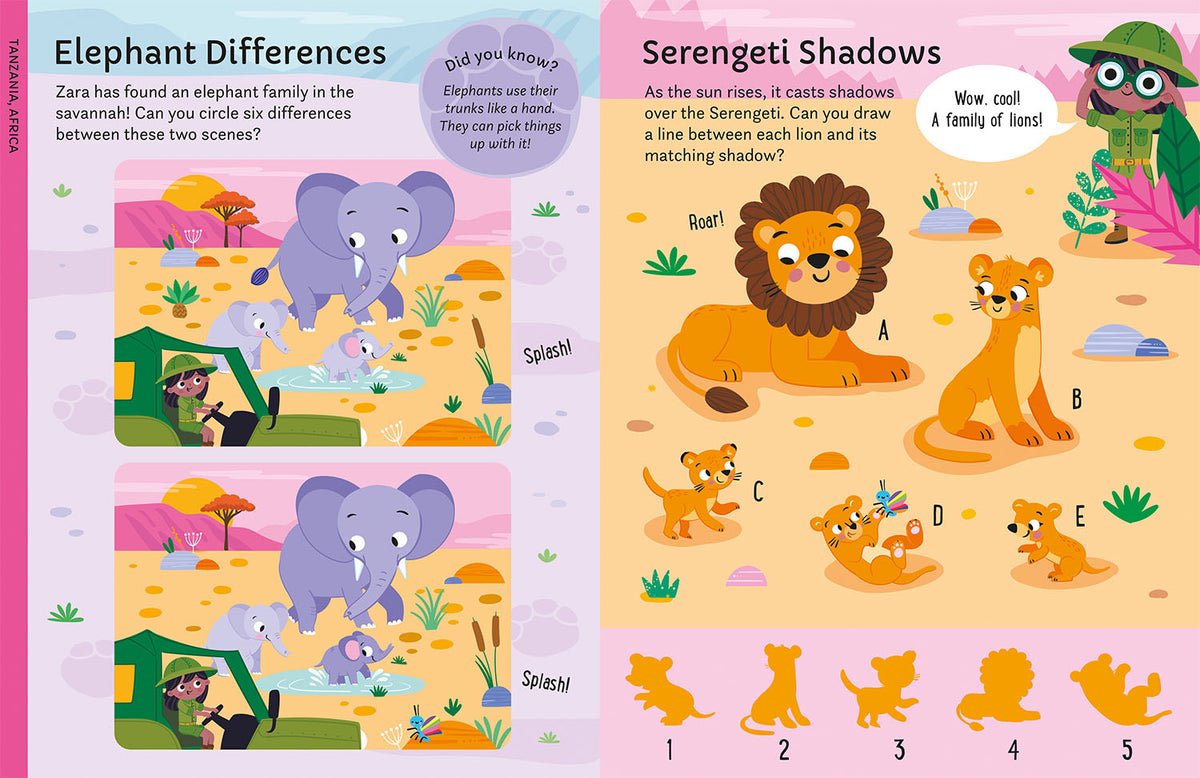 Animals Wipe Clean Activity Fun
