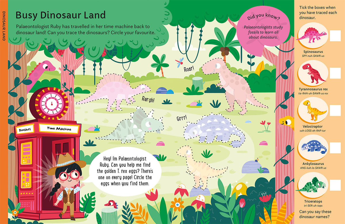 Dinosaur Wipe Clean Activity Fun