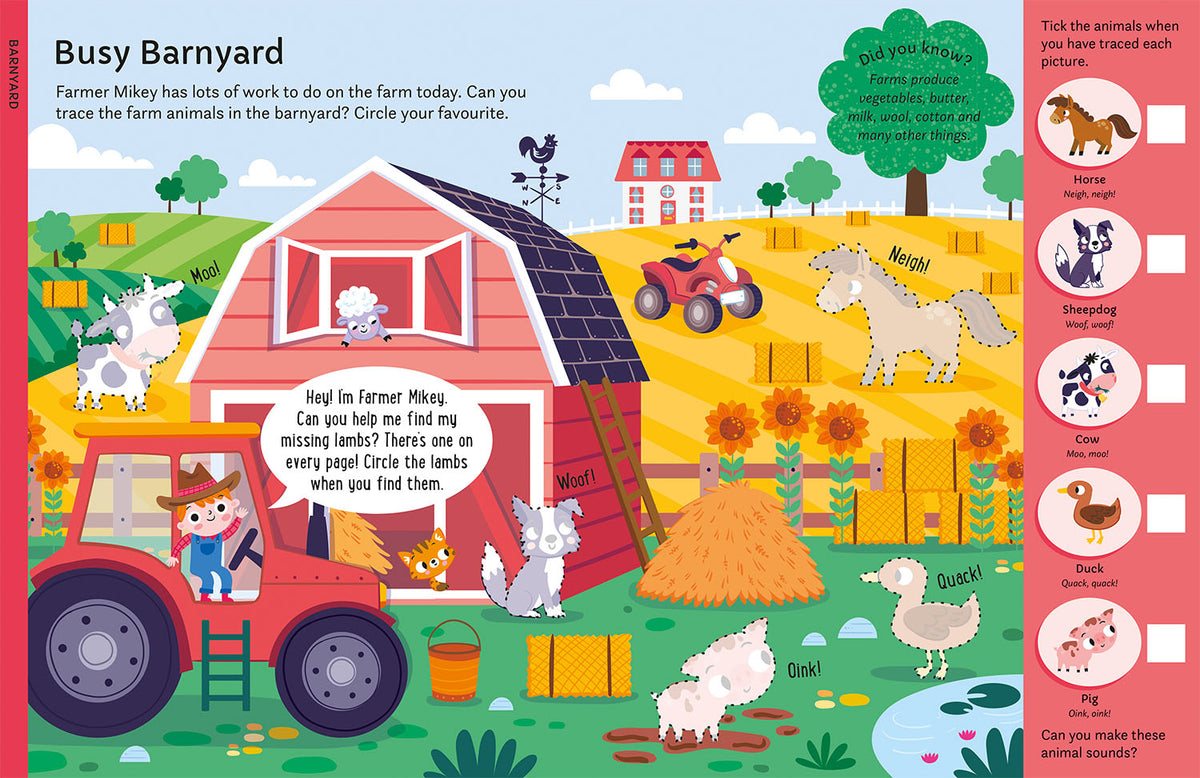 Farm Wipe Clean Activity Fun