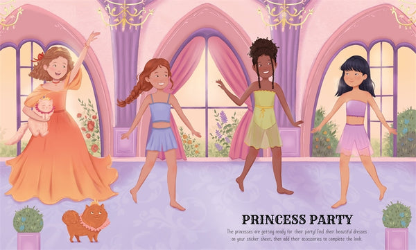 Dress Up Princess Sticker Book