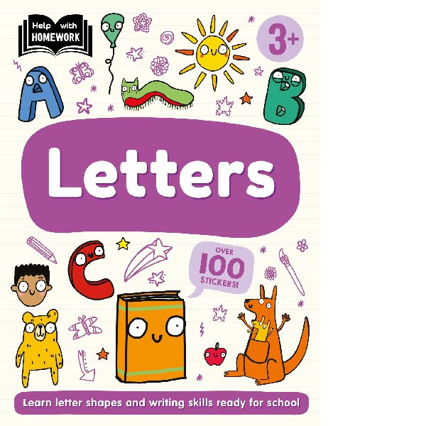 Help With Homework Letters Age 3+ PREORDER Stock available January