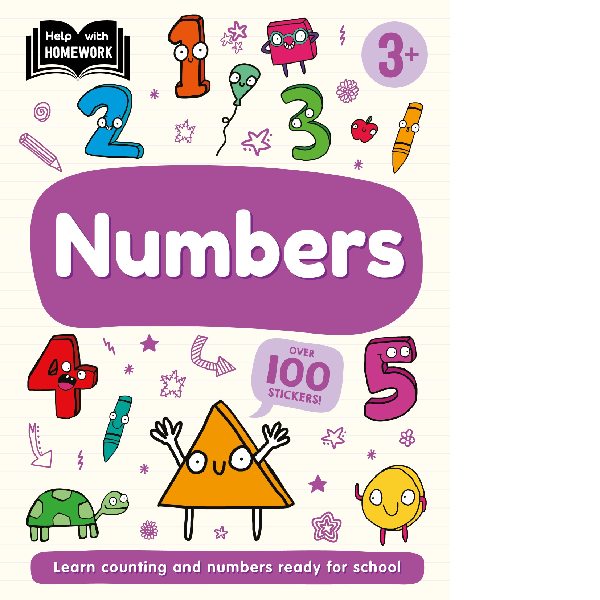 Help With Homework Numbers Age 3+ PREORDER Stock Available Janaury