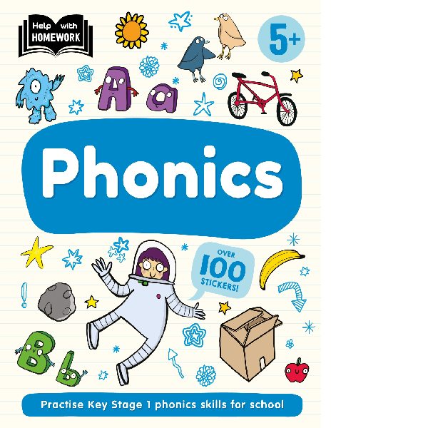 Help With Homework Phonics Age 5+ PREORDER Available January