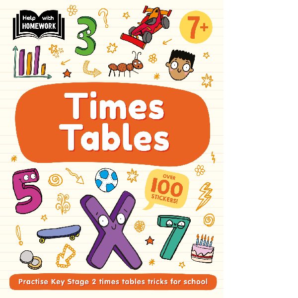 Help With Homework Times Tables  Age7+ PREORDER Available January