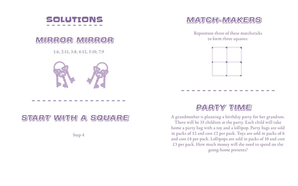 Visual Thinking Number Challenges