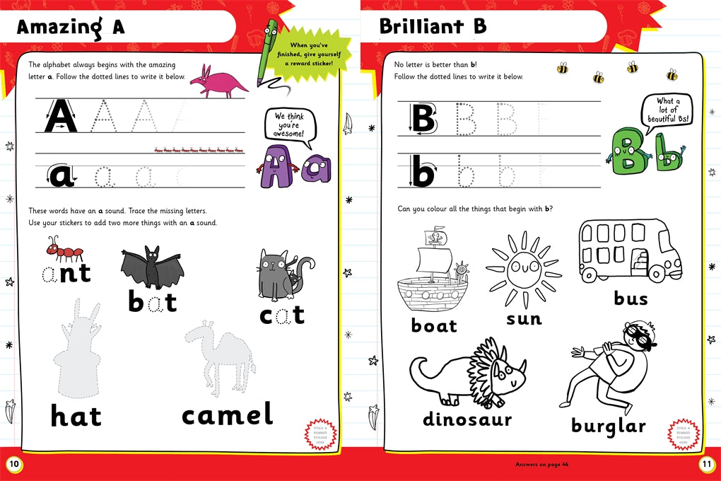 Help With Homework Letters Age 3+