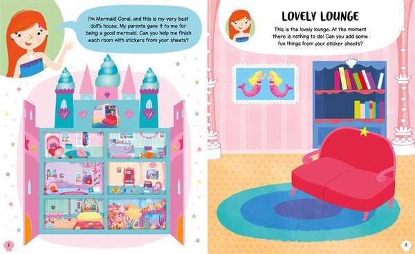 Mermaid Dolls House Sticker Book