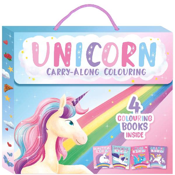Unicorn Carry Along Colouring